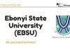 EBSU Post-UTME/Direct Entry 2025/2026 Application and Cut-Off Marks Released