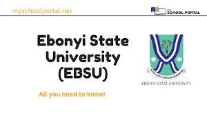 EBSU Post-UTME/Direct Entry 2025/2026 Application and Cut-Off Marks Released
