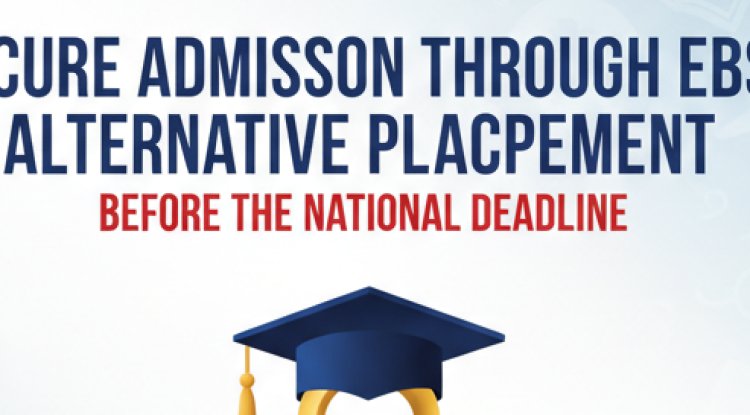 Secure Admission Through EBSU Alternative Placement Before the National Deadline