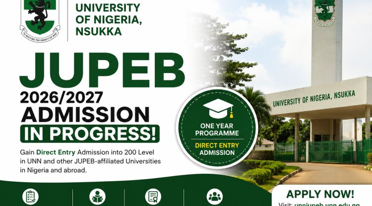 UNN JUPEB Admission Form 2026/2027 Now Available  Apply for Direct Entry Admission
