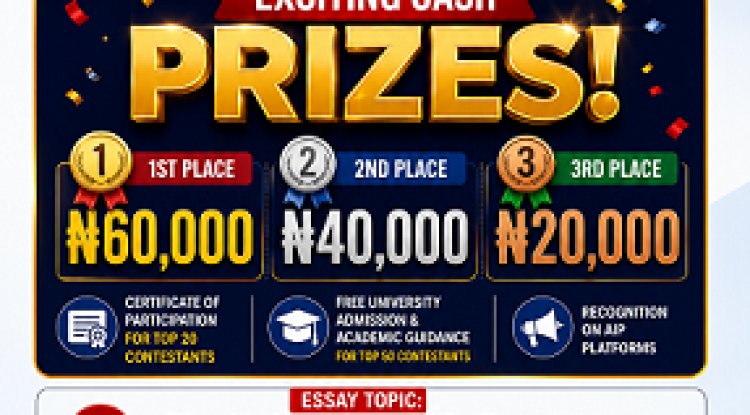 2026 AIP Annual Essay Competition For 2026 Nigeria University Admisson Seekers